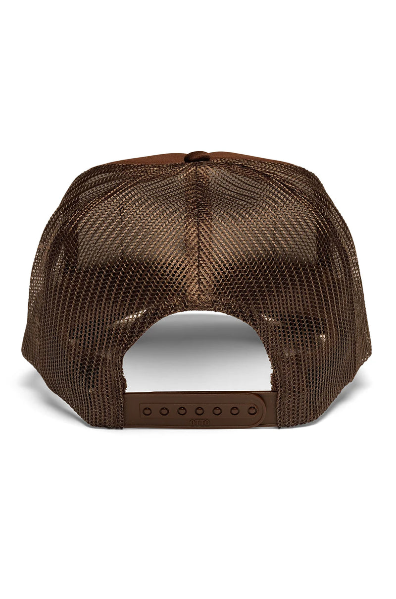 FRIDAY FEELIN - TAKE IT EASY TRUCKER HAT BROWN