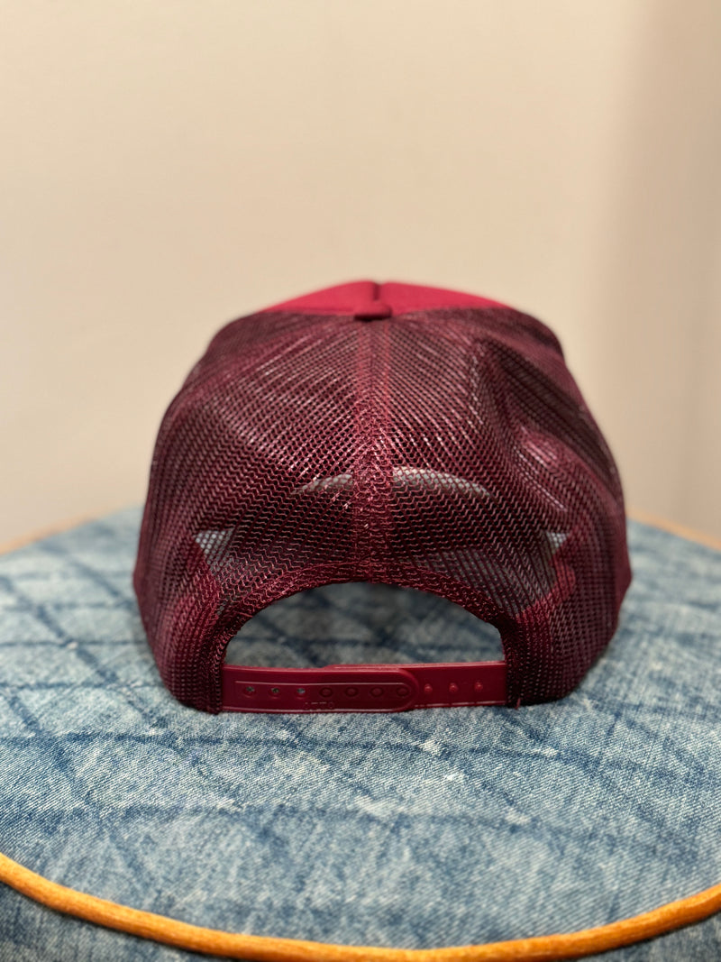 NFM - HOMETOWN TRUCKER HAT ENCINITAS BORDEAUX