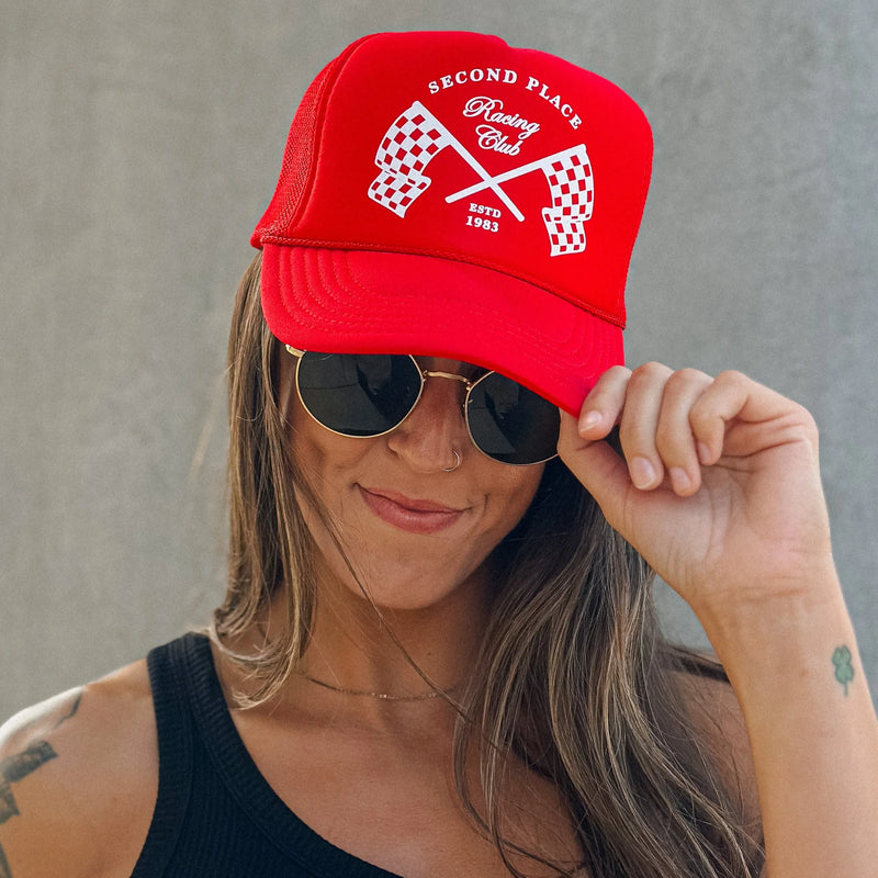NOT FROM MALIBU - SECOND PLACE RACING TRUCKER HAT