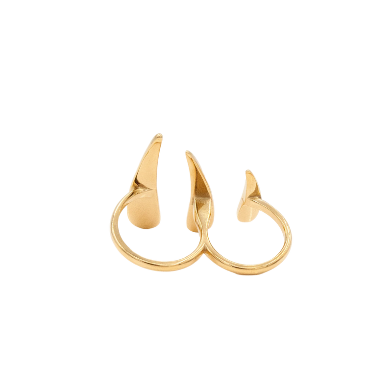 BUNGALOW BLONDE JEWELRY - I CHOOSE THE BEAR RING