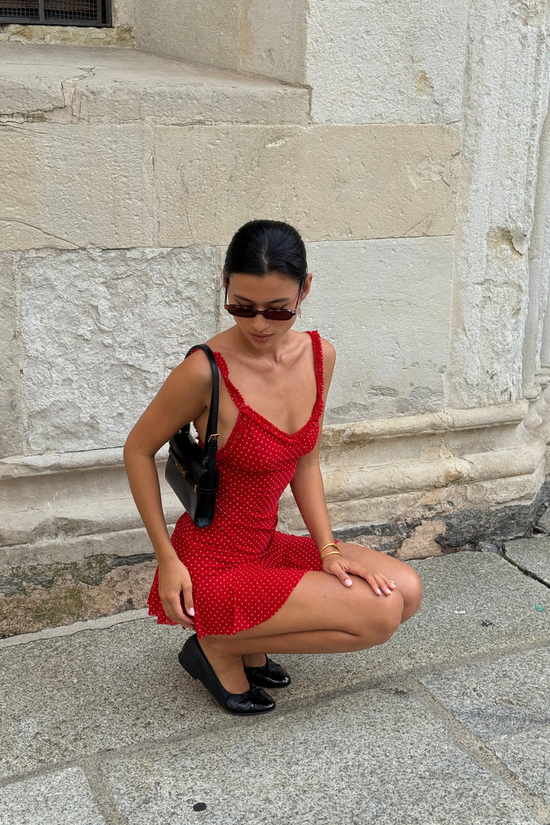 INDAH CLOTHING - CAMILLA RUFFLE MINI DRESS