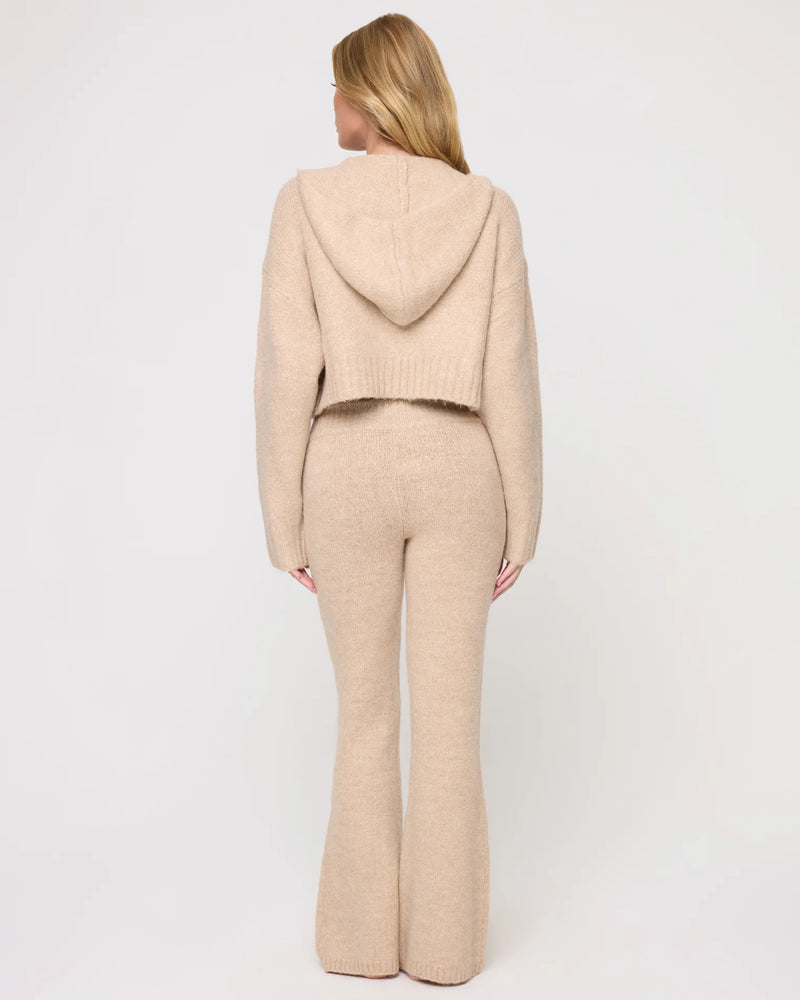 LSPACE - JETSET HOODIE HEATHER OATMEAL