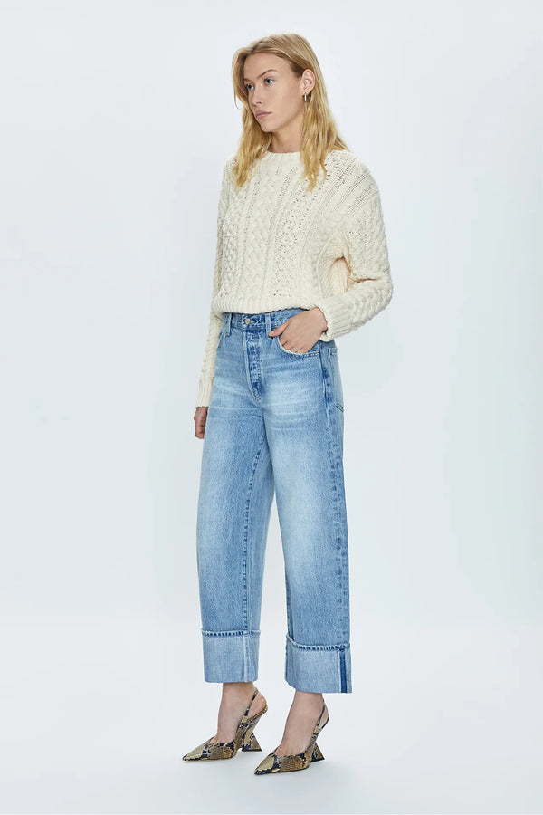 PISTOLA - RYDER HIGH RISE CUFF JEAN ESSEX