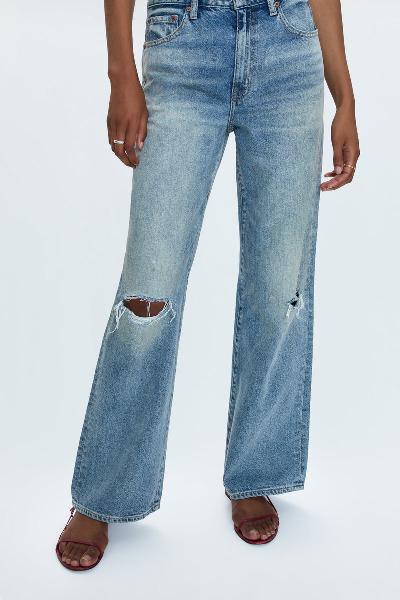 PISTOLA - HENDRIX HIGH RISE RELAXED JEAN APPRENTICE DISTRESSED