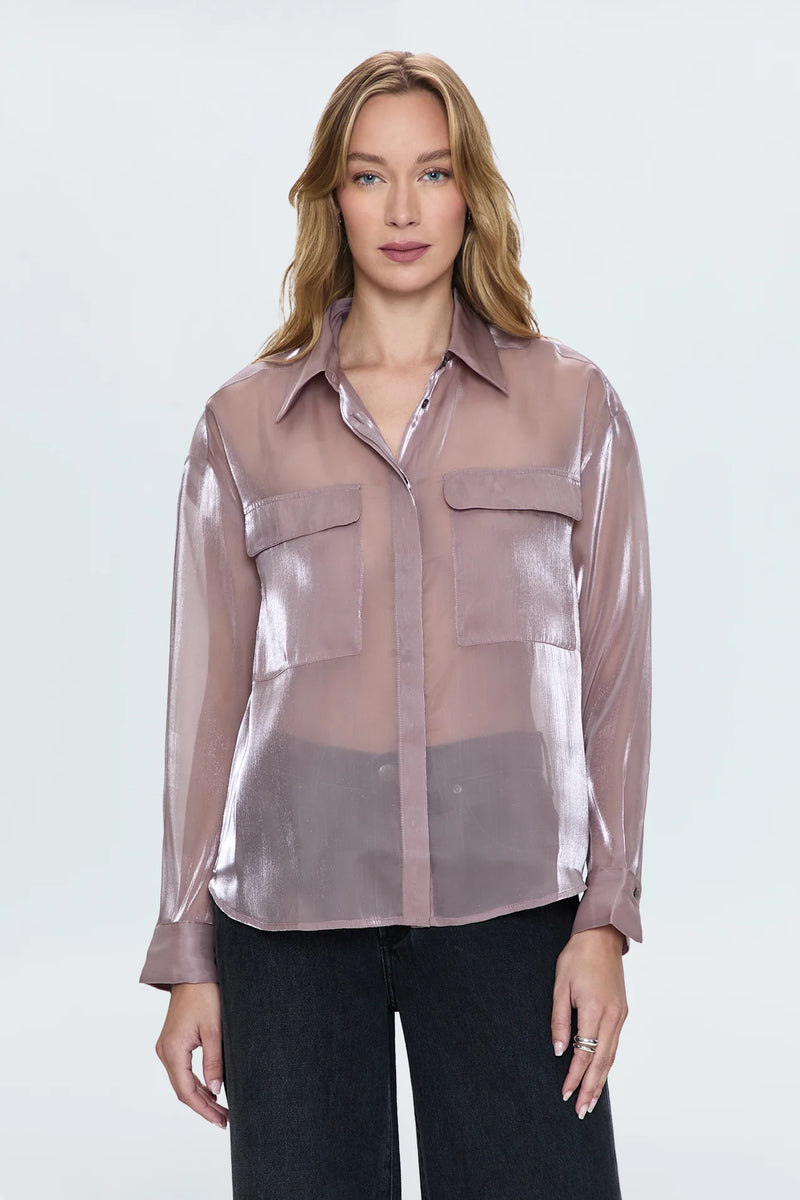 PISTOLA - MIRANDA SHEER PRGANZA SHIRT