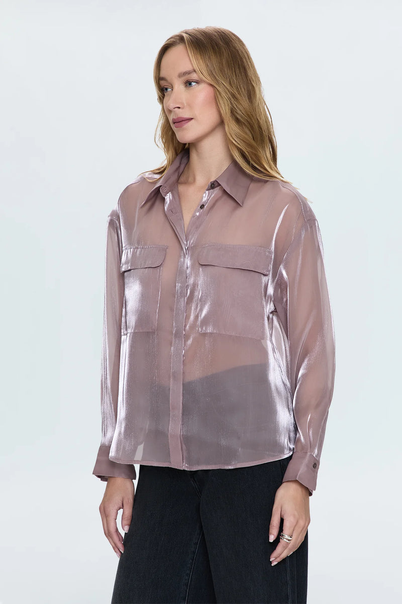 PISTOLA - MIRANDA SHEER PRGANZA SHIRT