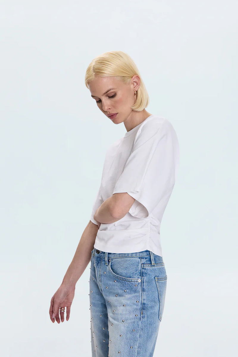 PISTOLA - VERONICA KIMONO SLEEVE FITTED TEE LE BLANC