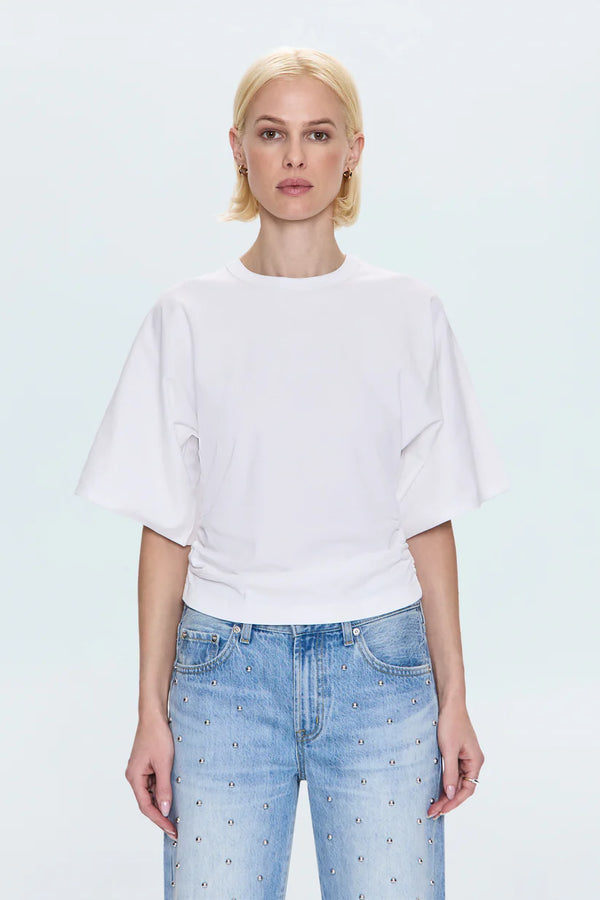 PISTOLA - VERONICA KIMONO SLEEVE FITTED TEE LE BLANC