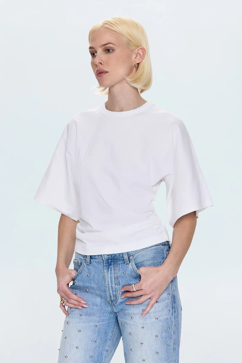 PISTOLA - VERONICA KIMONO SLEEVE FITTED TEE LE BLANC