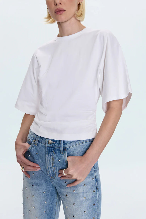 PISTOLA - VERONICA KIMONO SLEEVE FITTED TEE LE BLANC