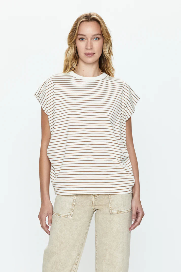 PISTOLA - TRINA MUSCLE TEE SABLE STRIPE