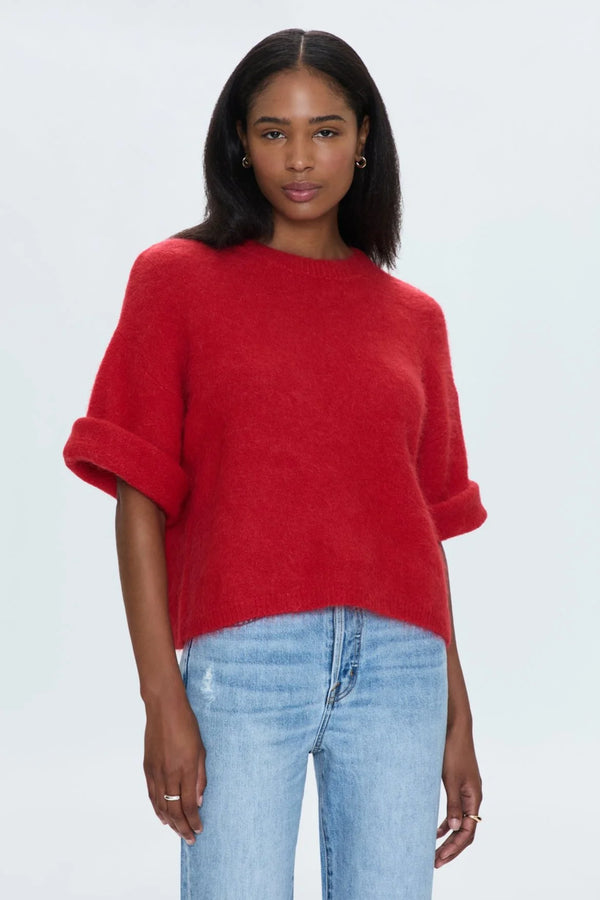 PISTOLA - MICAH SWEATER TEE RUBY