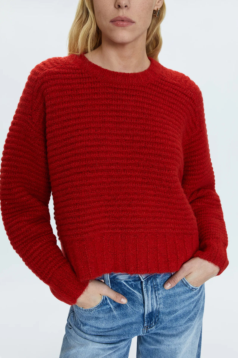 PISTOLA - ADINA EVERYDAY SWEATER ROUGE