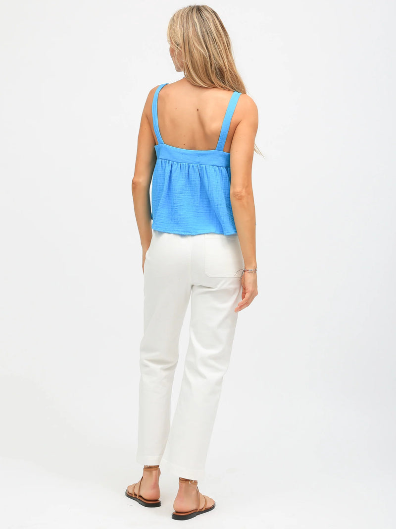 ELECTRIC & ROSE - RITA GAUZE TOP