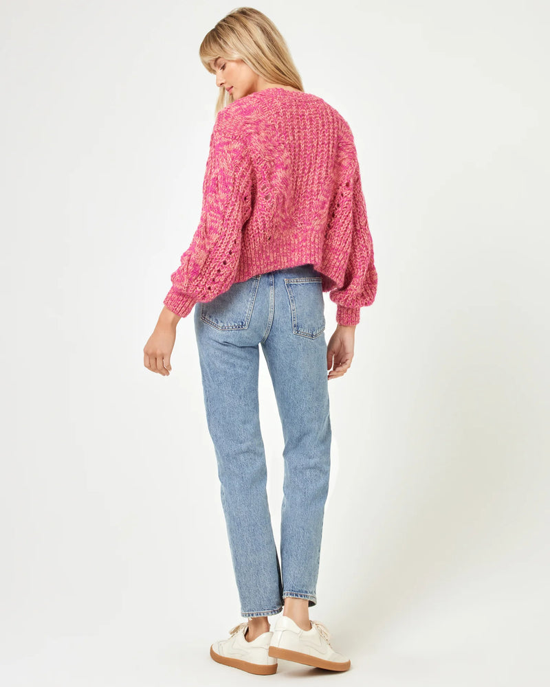 LSPACE - STRAWBERRY FIELDS CARDIGAN