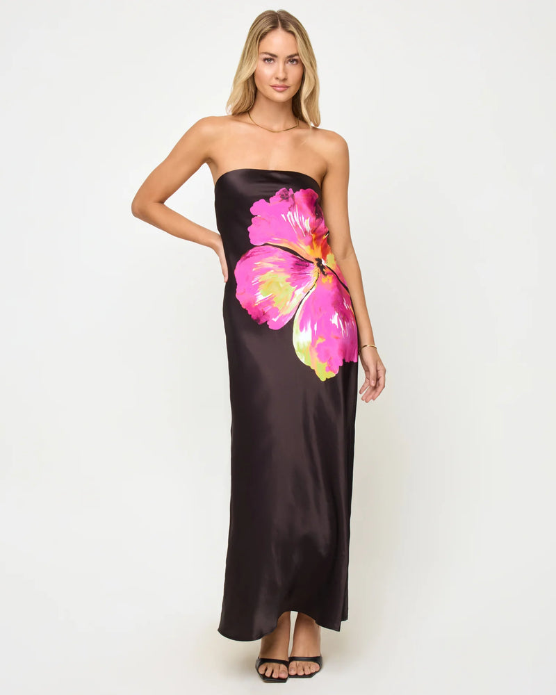 LSPACE - SPRING IN LOVE DRESS AFTER MIDNIGHT HIBISCUS