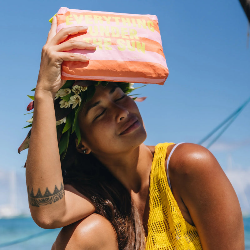 ALOHA COLLECTION - SMALL POUCH SUN STRIPES BY SUMMER CLUB POGMOSA