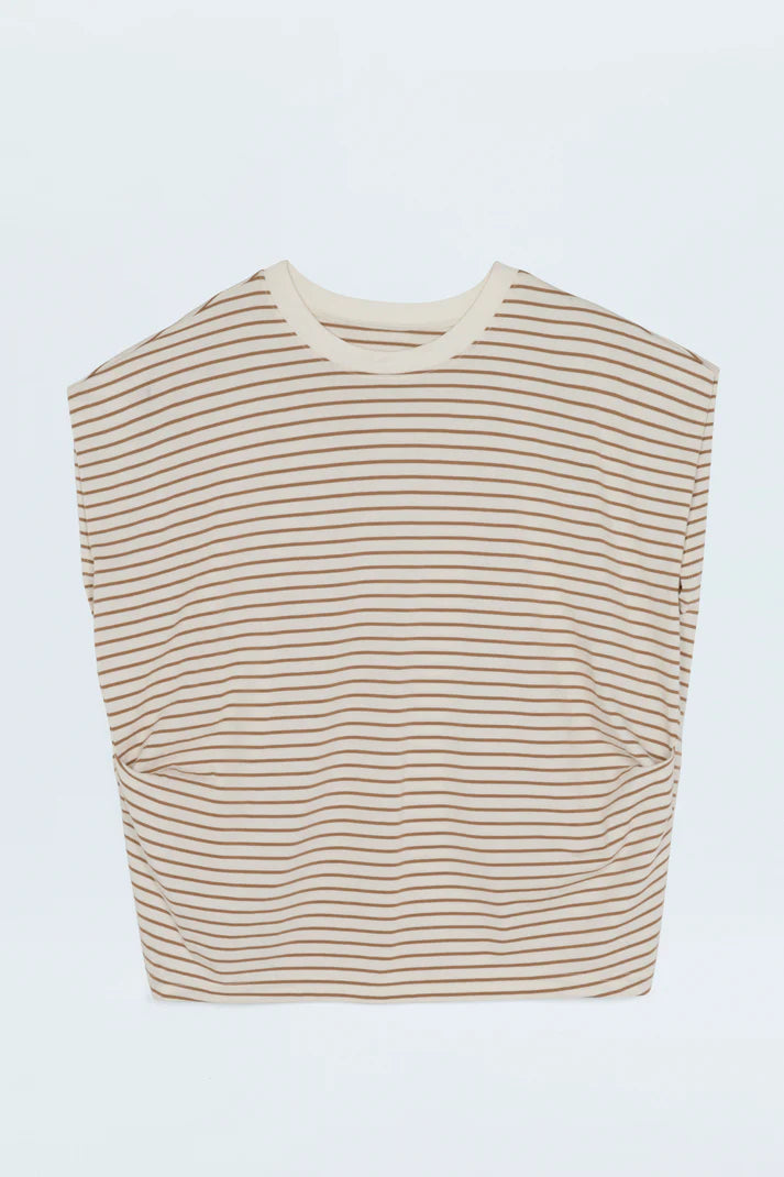 PISTOLA - TRINA MUSCLE TEE SABLE STRIPE