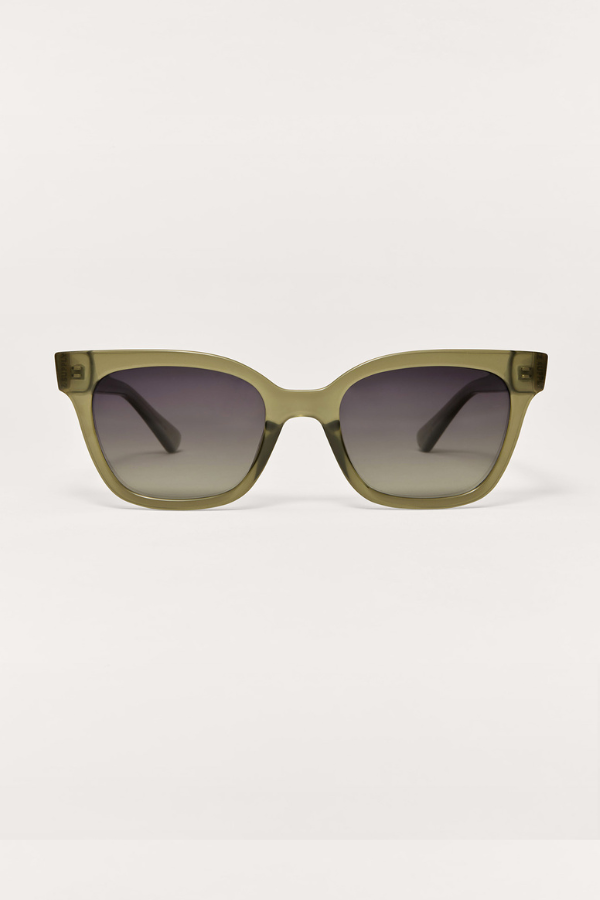 Z SUPPLY - HIGH TIDE POLARIZED SUNGLASSES OLIVE GRADIENT  display picture 1