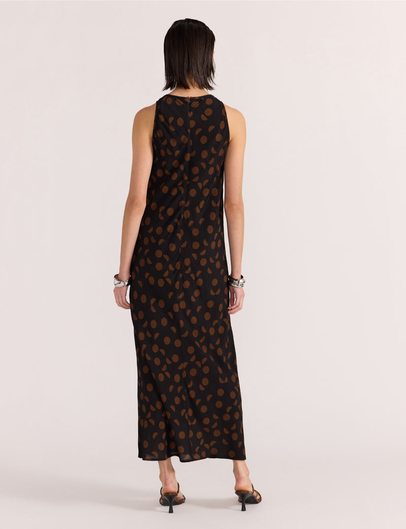 STAPLE THE LABEL - LUELLA BIAS MIDI DRESS SPOT