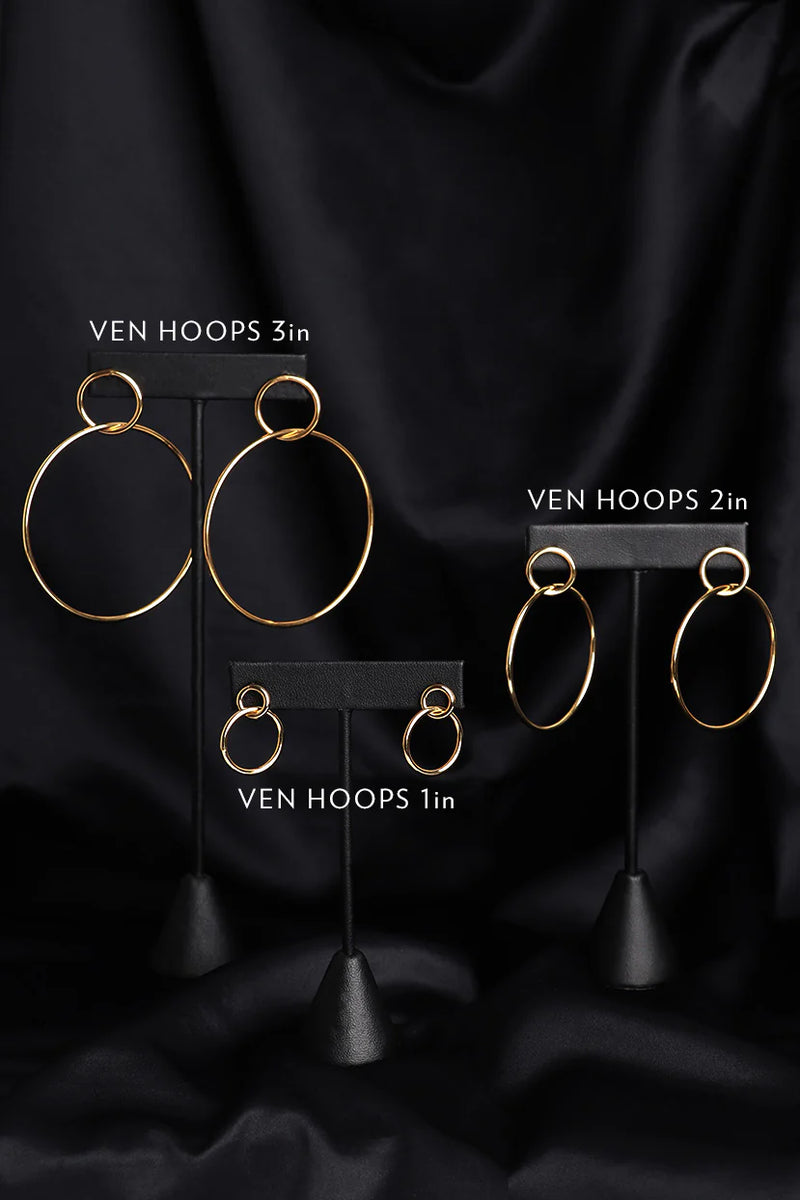 MARRIN COSTELLO JEWELRY - VEN HOOPS 2"