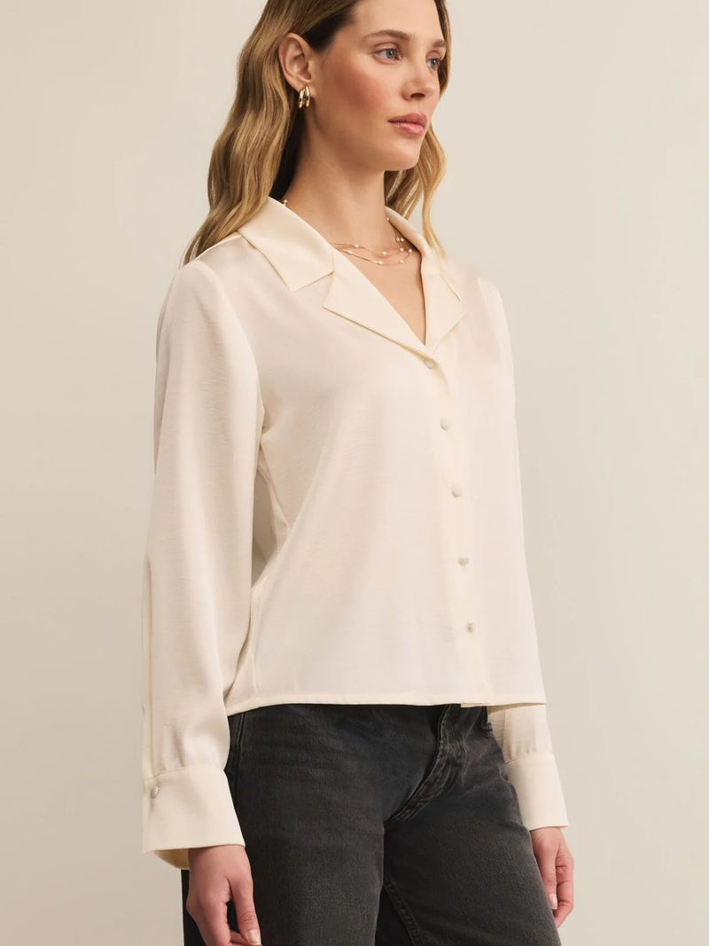 Z SUPPLY - ANA SATIN TOP CLOUD