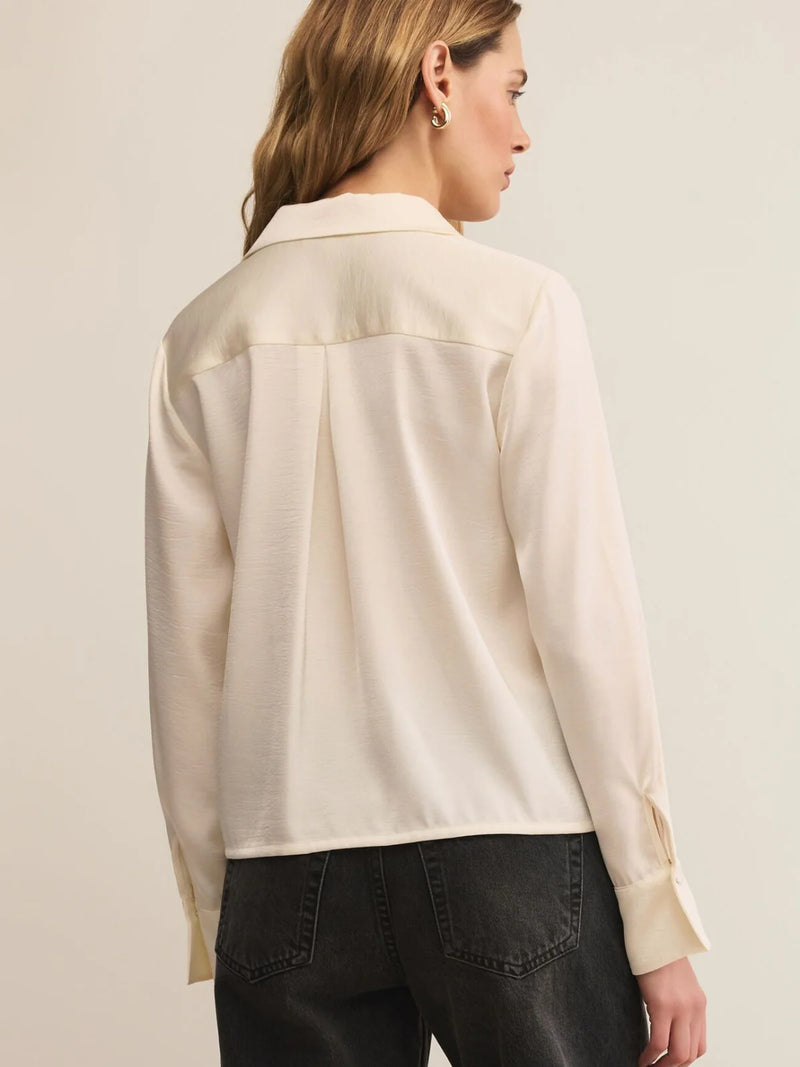 Z SUPPLY - ANA SATIN TOP CLOUD