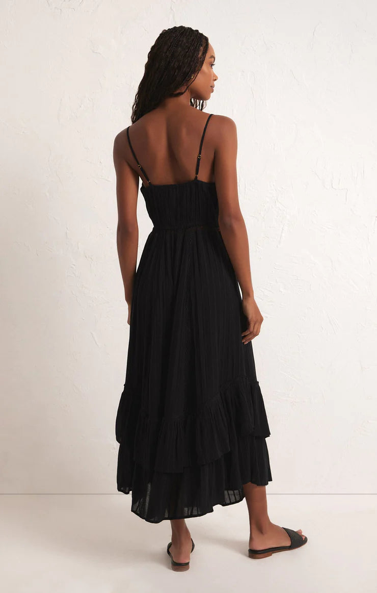 Z SUPPLY - ROSE MAXI DRESS BLACK