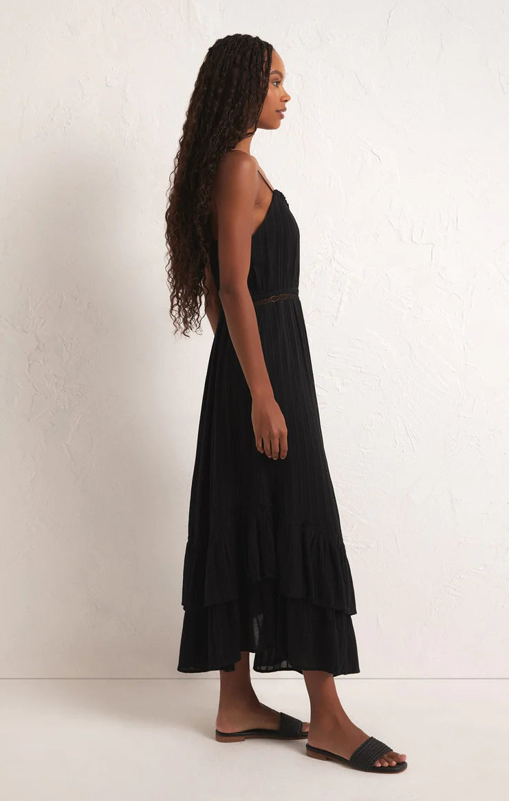 Z SUPPLY - ROSE MAXI DRESS BLACK