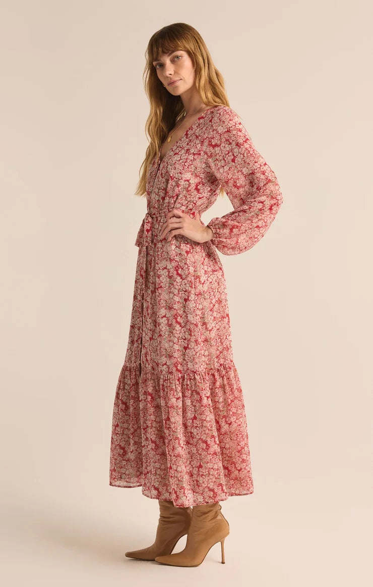 Z SUPPLY - DELLA FLORAL MAXI DRESS