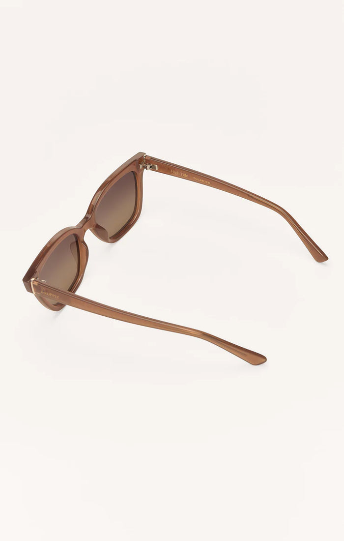 soleil483 ⑪ Z SUPPLY - HIGH TIDE POLARIZED SUNGLASSES TAUPE GRADIENT