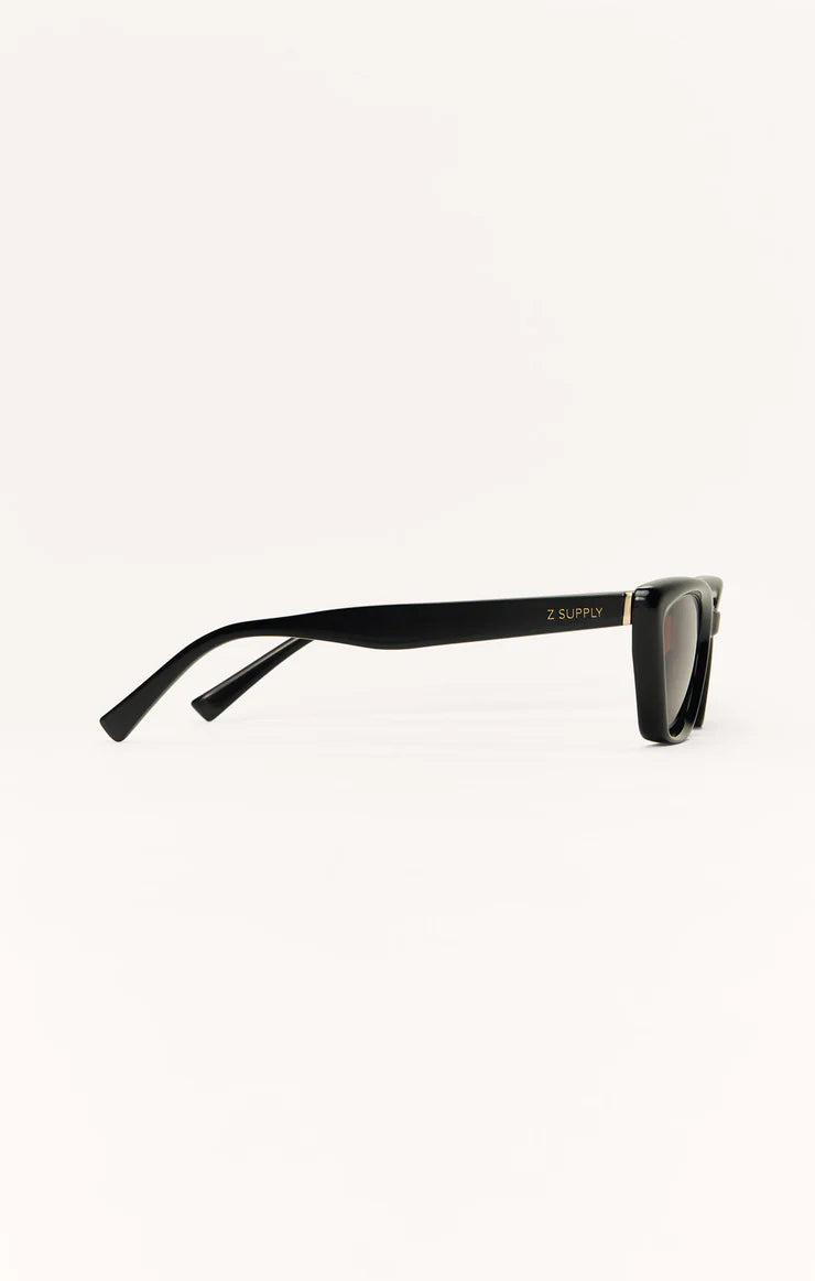 Z SUPPLY - STAYCATION POLARIZED SUNGLASSES BLACK BROWN