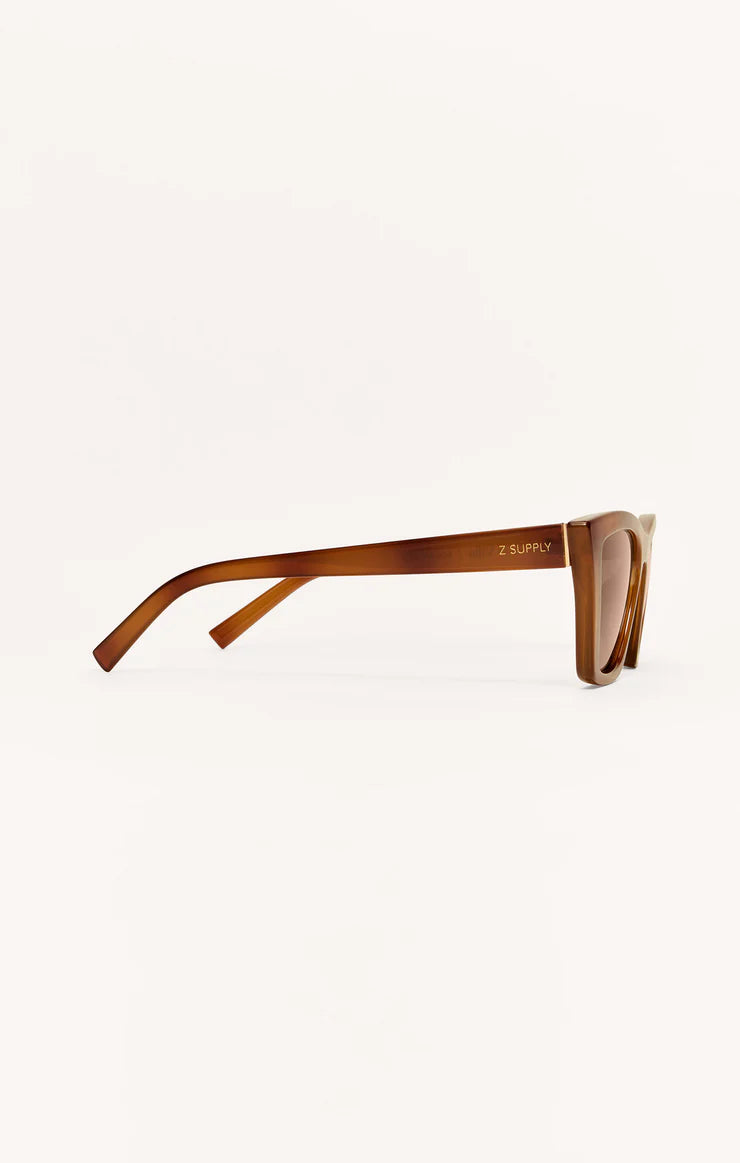 Z SUPPLY - VILLA POLARIZED SUNGLASSES TORTOISE BROWN
