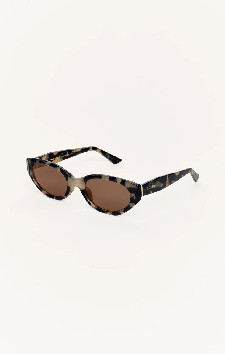 Z SUPPLY - HEATWAVE POLARIZED SUNGLASSES BROWN TORTOISE