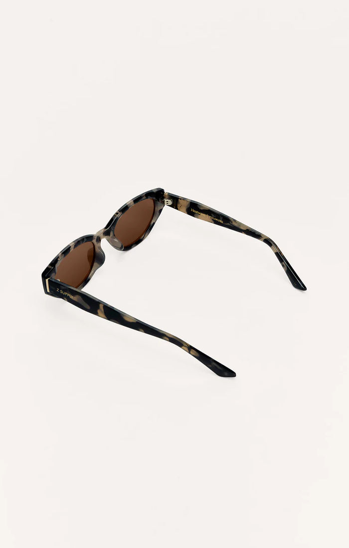 さや Z SUPPLY - HEATWAVE POLARIZED SUNGLASSES BROWN TORTOISE