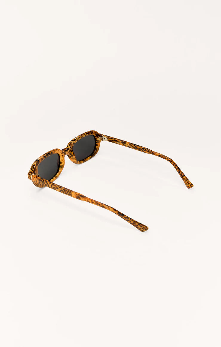 Z SUPPLY - MYST POLARIZED SUNGLASSES LEOPARD GREY