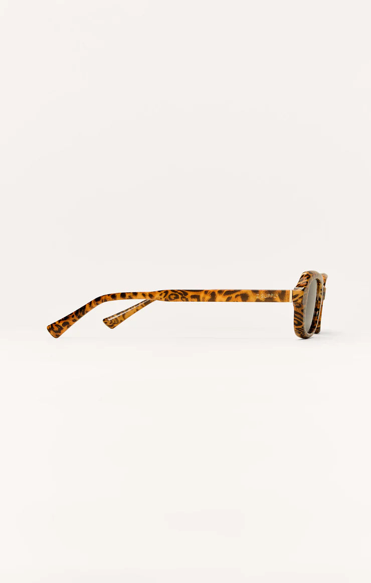 Z SUPPLY - MYST POLARIZED SUNGLASSES LEOPARD GREY