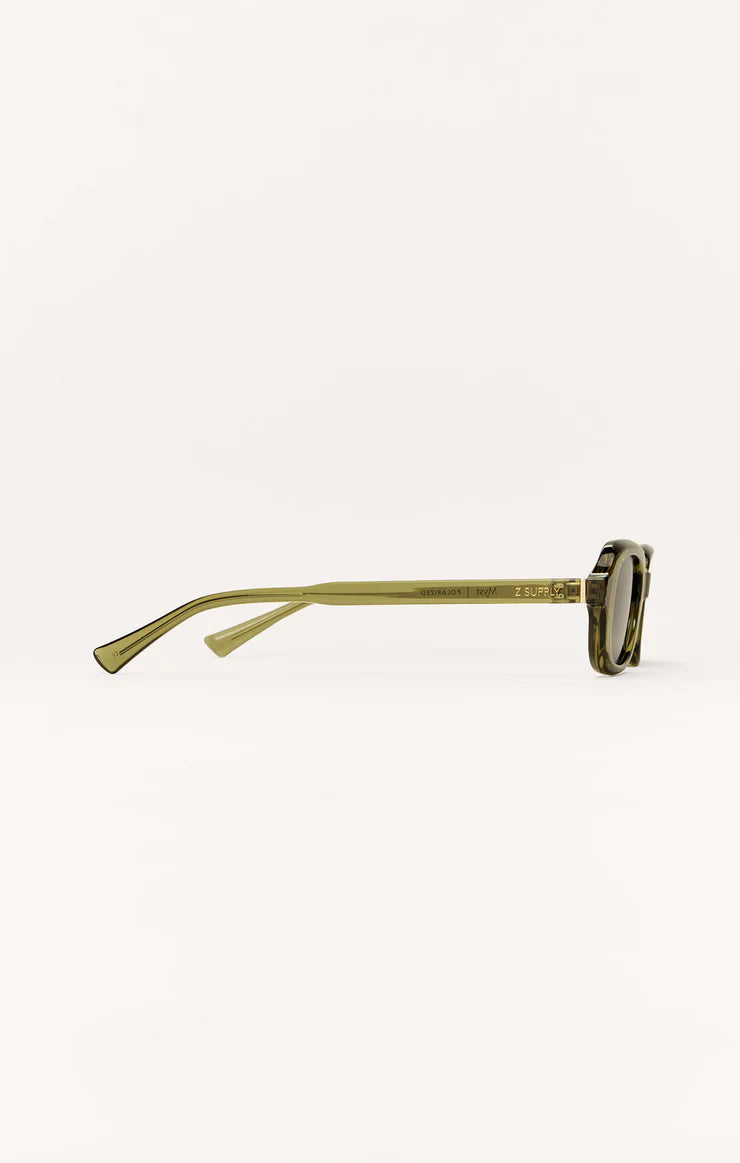 Z SUPPLY - MYST POLARIZED SUNGLASSES SAGE GREY