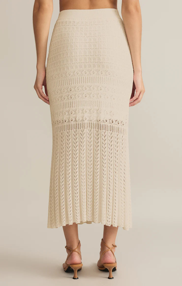 Z SUPPLY - SORIA CROCHET SKIRT SEA SALT