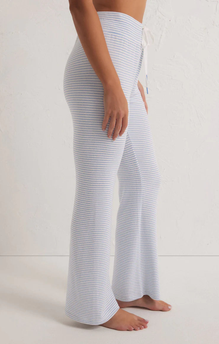 Z SUPPLY - IN THE CLOUDS STRIPE PANT BLUE JAY