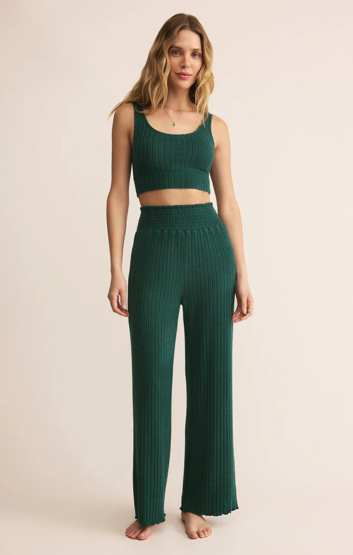 Z SUPPLY - DAWN SMOCKED RIB PANT MISTLETOE – swirlboutique