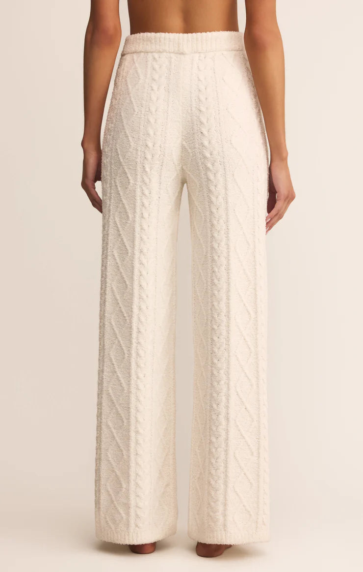 Z SUPPLY - GEMMA CABLE KNIT PANT VANILLA ICE – swirlboutique