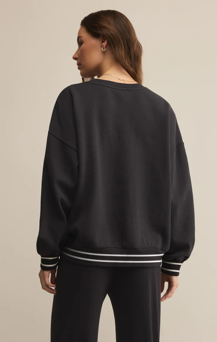 Z SUPPLY - OVERSIZED GO TEAM SWEATSHIRT