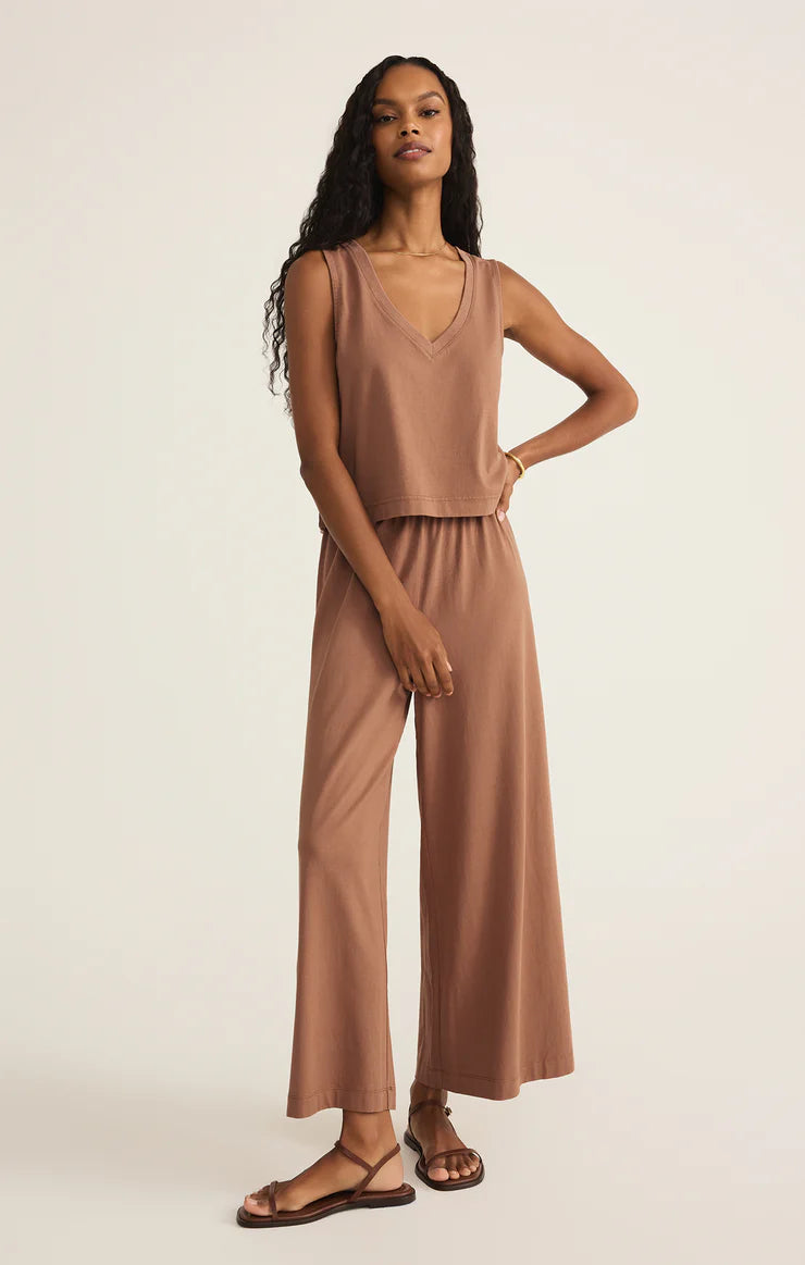 Z SUPPLY - SCOUT JERSEY PANT TEAKWOOD