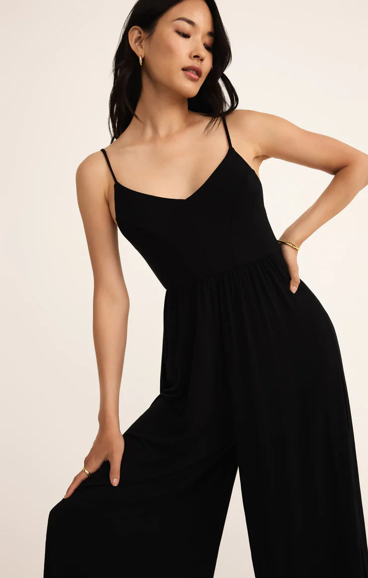 Z SUPPLY - ROZ JUMPSUIT BLACK