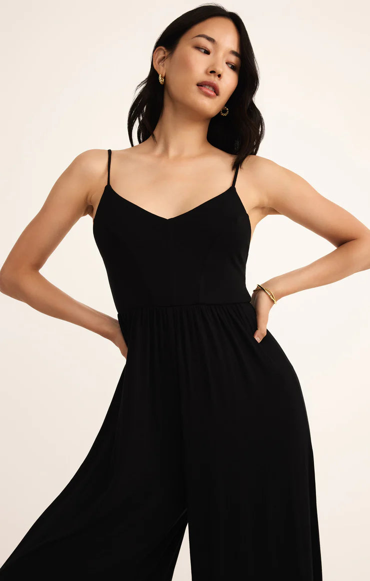 Z SUPPLY - ROZ JUMPSUIT BLACK