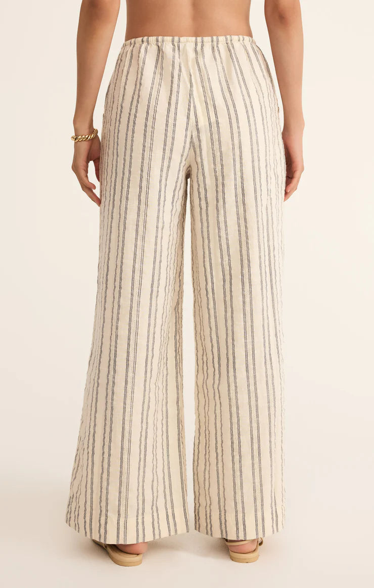 Z SUPPLY - SOLEIL STRIPE PANT SEA SALT
