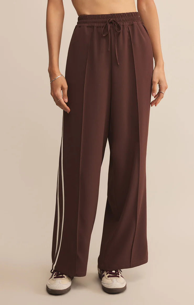 Z SUPPLY - SAUNDER TRACK PANT SANDALWOOD