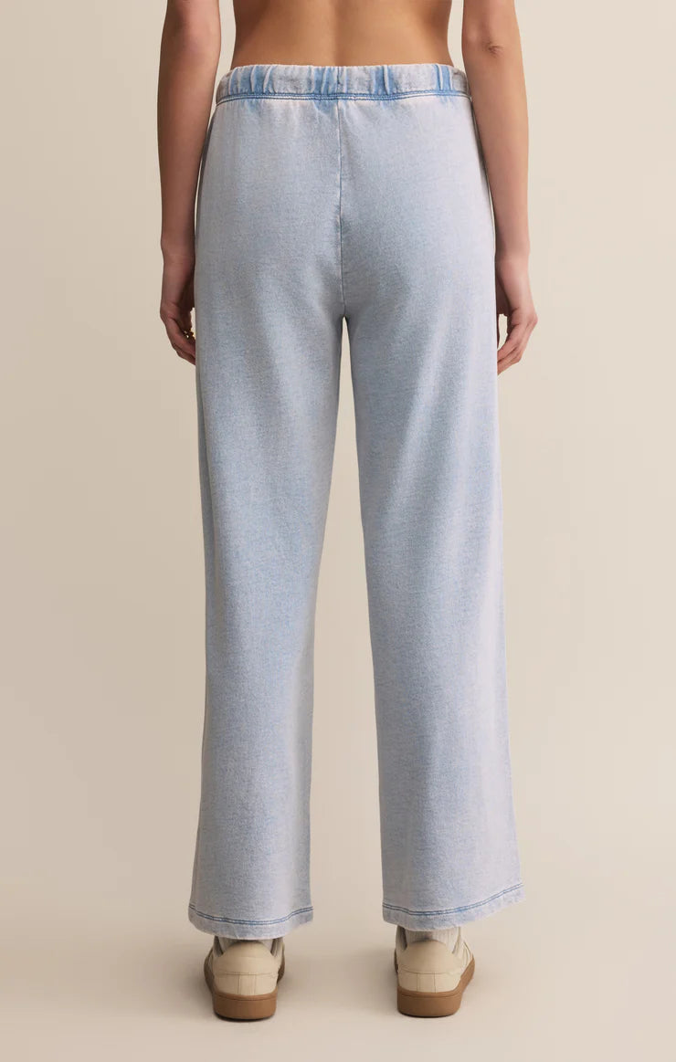Z SUPPLY - HUNTER KNIT PANT WASHED INDIGO