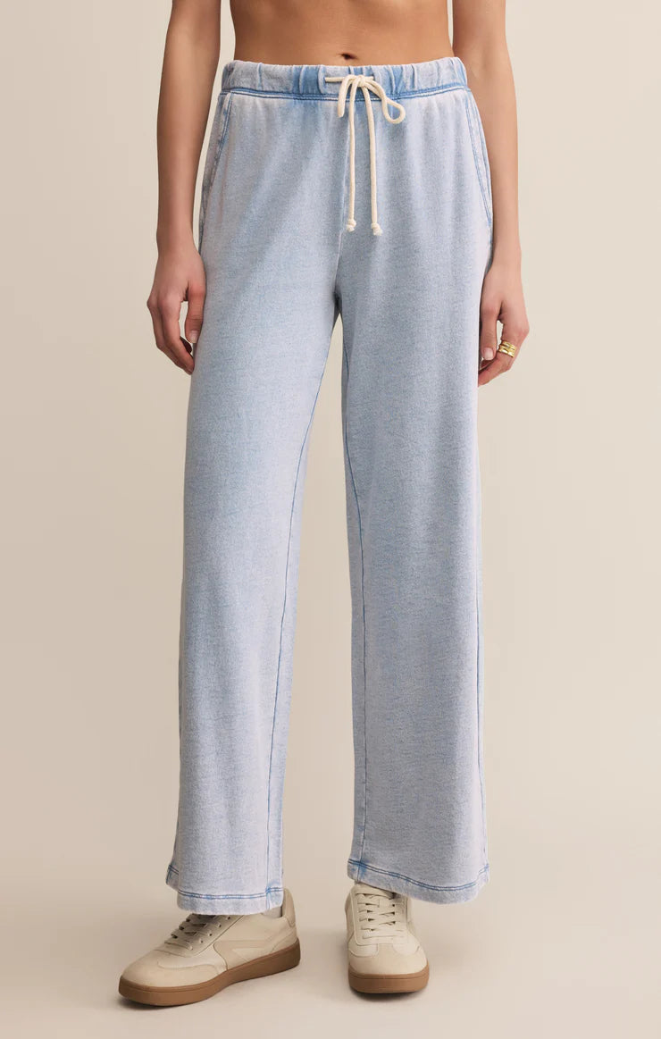 Z SUPPLY - HUNTER KNIT PANT WASHED INDIGO